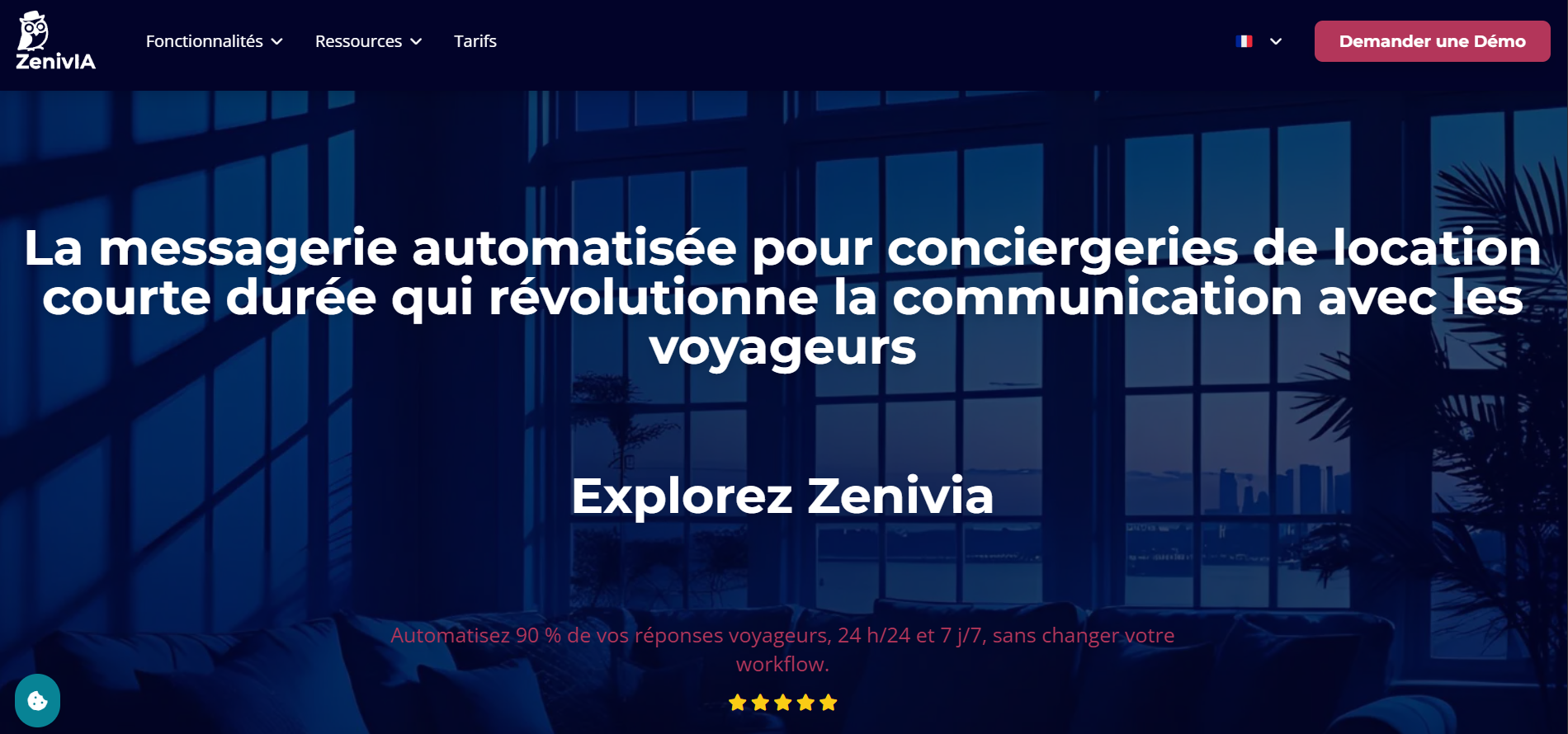 Capture d'écran de zenivia.tech